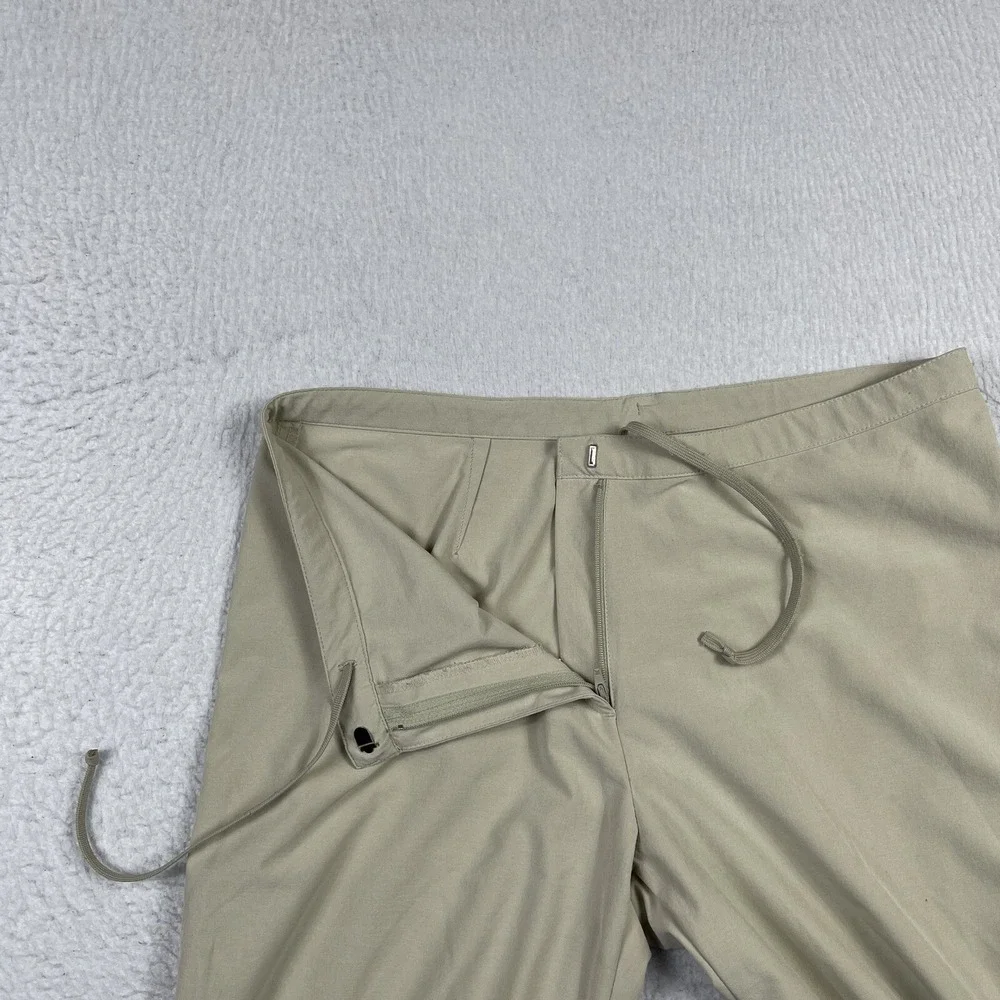 Nike Pants Womens‎ Medium (8-10) Khaki Crop Athleisure Minimalist Fitness Gym